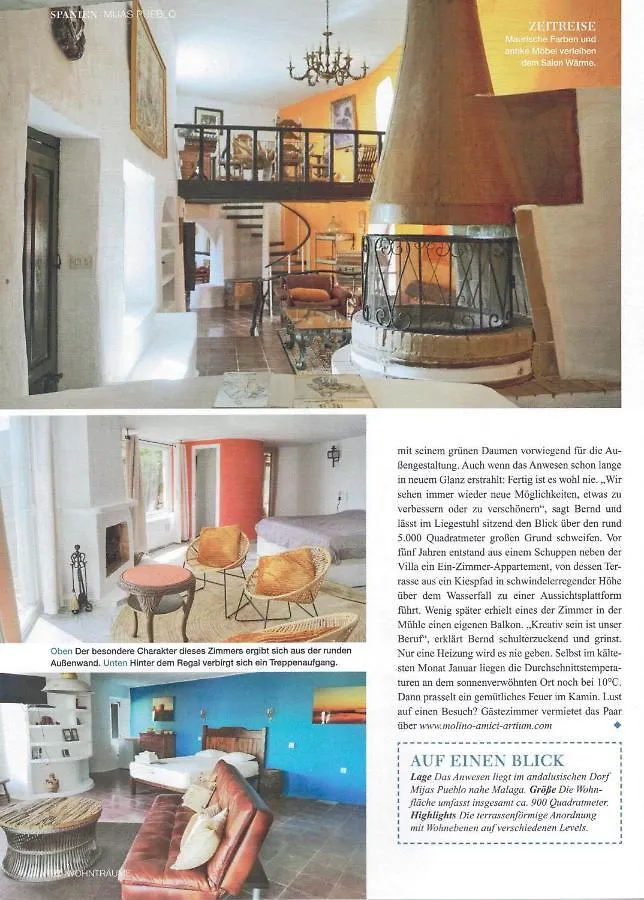 Casa Molino Amici Artium Apartment Mijas Spain